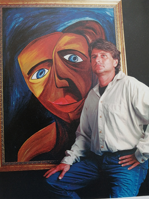 Künstler in seinem Atelier, Hobe Sound, Florida (1994)
